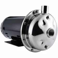 This straight centrifugal pump is designed for transferring clean or slightly contaminated liquids in industrial water supply, HVAC circulation, and process applications. It features a 3 hp motor with an ODP (Open Drip-Proof) enclosure, suitable for indoor or protected environments. The pump delivers a maximum head of 177 ft and operates on 208-230/460V AC, with a 1 1/4 in intake and 1 in discharge.