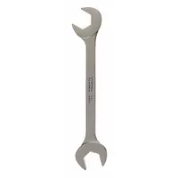 PROTO Open End Wrench: Alloy Steel, Chrome, 15 mm Head Size, 5 15/16 in Overall Lg, Std (MPN J3115M)