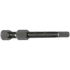 Imperial hex impact bit with 1/16 in hex head, standard length, and impact-rated S2 steel construction. Sold in a 5-pack. Designed for driving hex-head fasteners in high-torque applications using impact drivers.