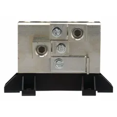 Neutral assembly rated for 600V AC, providing a neutral connection point in electrical distribution equipment. Used in switchgear, panelboards, or similar enclosures for circuit balancing and system grounding.