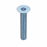 Machine Screw: 1/4"-20 Thread Size, 1 1/2 in Lg, Steel, Zinc-Plated, Flat, Torx®/Star, 25 PK (MPN 400770)