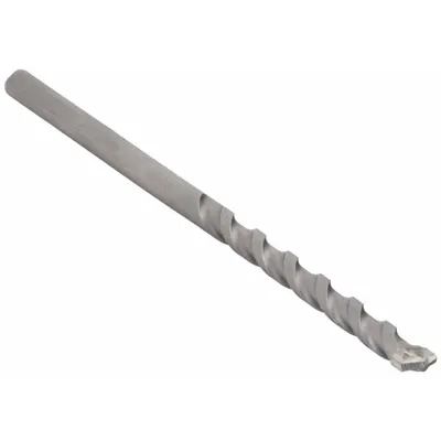 BOSCH Round Hammer Drill: 5/8 in Drill Bit Size, 4 in Max Drilling Dp - Round-Shank Masonry Drill Bits