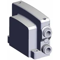 Side End Plate: 0.1 MPa to 0.7 MPa, -10°C to 50°C, 2 Ports, VVQC2000-3A-1-C10, VQC1000/2000 Series