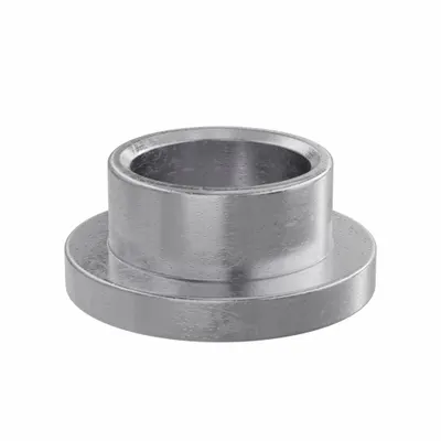 OILITE Flanged Sleeve Bearing: Iron-Copper, SAE 863, 1/2 in Bore, 5/8 in OD, 3/8 in Lg - Lubricated General Purpose Metallic Flanged Sleeve Bearings