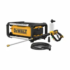 This portable electric pressure washer operates on 120 V single-phase power, delivering 2,600 psi at 1.1 gpm with a 2 5/16 hp motor. It features a direct pump drive and a metal frame, designed for cold water intake only. Suitable for cleaning vehicles, driveways, decks, and siding.