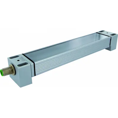 MURRELEKTRONIK Machine Tool Light: LED, IP67, 585 mm Lg, 4-Pin M8 Male w/o Leads, 5500K - Rectangular Machine Tool Lights