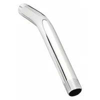 This KISSLER shower arm is made of brass with a chrome finish. It features an NPT connection type and is designed as a non-flanged shower arm for connecting a showerhead to a water supply pipe in bathroom installations