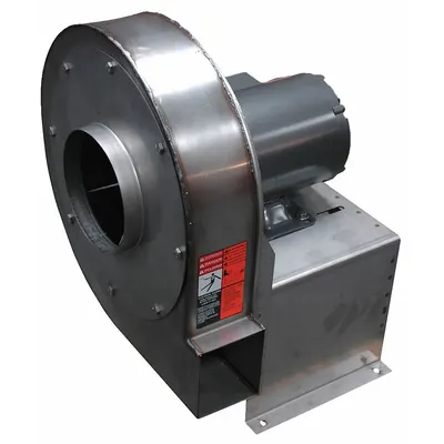Dayton High Pressure Blower: 10 5/8 in Wheel, Direct Drive, Less Drive Pack, 559 cfm @ 4 in SP - High-Pressure Direct-Drive Blowers with Drive