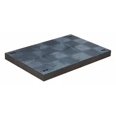 Solid top shelf for DuraShelf brand shelving units. Provides a flat surface for storing tools, parts, boxes, and other items in warehouses and industrial facilities. Measures 36 inches wide by 24 inches deep. Manufacturer part number SD3624.