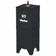 This hydraulic tank isolator is designed to isolate the reservoir from the hydraulic circuit, allowing maintenance without draining the tank and reducing contamination. It features a steel construction with SAE #16 port size and an overall width of 12.9 inches. Suitable for use in industrial machinery, mobile equipment, and hydraulic power units.