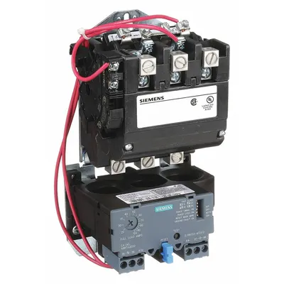 Siemens Magnetic Motor Starter: Non-Reversing, 3 Poles, NEMA Size 2, 45 A - Non-Reversing Starters with Electronic Overloads