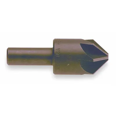 KEO Countersink: 110°, 6 Flute, 1 1/2 in Body Dia, 3/4 in Shank - Smooth-Finish Six-Flute Countersinks