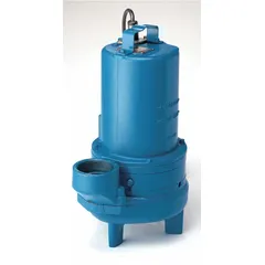 This BARNES general purpose sewage ejector pump is a single-phase, 1/2 hp unit rated for 240V AC and 6.00 A. It features a cast iron impeller and vertical discharge orientation, capable of handling solids up to 2 inches in diameter. Switch is not included. Suitable for wastewater and sewage transfer in residential and commercial applications such as basements and lift stations.