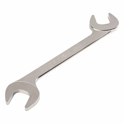 TEKTON Open End Wrench: Chromium Molybdenum Steel, Satin, 26 mm Head Size - Metric, Double End, Open End Wrenches