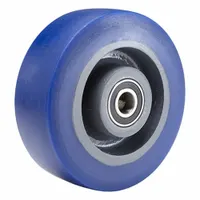 HAMILTON Caster Wheel: 6 in Wheel Dia., 2 in Wheel Wd, Polyurethane, 1,300 lb Load Rating, Cast Iron (MPN W-621-EGB-1/2)