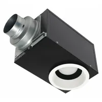 Bathroom Fan: Ceiling, 80 cfm Max, 1 sones, 1 Speed, GU24, Round Duct (MPN FV-08VRE2)