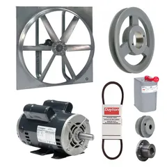 This belt-drive reversible panel fan is designed for industrial ventilation applications, such as exhausting stale air or supplying fresh air in factories, warehouses, and commercial buildings. It features a 30-inch blade and a 2 hp open dripproof motor, operating on 115/208-230V AC single-phase power. The open dripproof enclosure provides motor protection in environments where moisture may be present.
