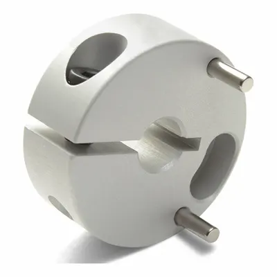RULAND MANUFACTURING Controlflex Coupling Hub: 1.5° Angular Misalignment, 0.5 mm Axial Motion - Single Insert Hubs for Round Shafts