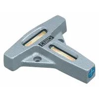 TESA BROWN & SHARPE Master Level: Cast Iron, 2 9/16 in Lg, 1 Level Vials, 0 Plumb Vials, 0.1 mm/m (MPN 05331550)