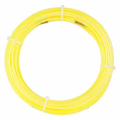 Non-conductive replacement tape, 50 ft length, round tape shape with non-conductive eyelet end style. Used as a replacement component in fish tape systems for pulling wires through conduit or walls where non-conductive properties are required.