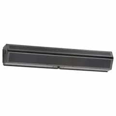 Tamper-proof air curtain for security-sensitive openings. Provides a high-velocity air barrier at 1,800 fpm maximum air velocity. Suitable for 8 ft or 7 ft mounting heights. Designed to control airflow and maintain environmental separation in restricted-access areas.