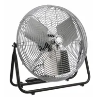 TPI INDUSTRIAL Circulating Fan: 18 in Blade Dia, Non-Oscillating, 3 Speeds, 20 1/2 in Ht (MPN F18-TE)