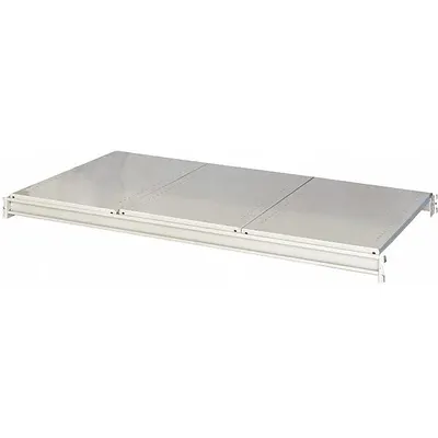 HALLOWELL Flat Steel Decking Bulk Rack Shelf Kit HBRL7236S-PL - Flat Steel Decking Bulk Rack Shelf Kits