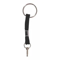 Nickel deactivation pin with silver finish, 4 3/4 inches overall length. Used as a manual override key for alarm and wall fixture covers, allowing authorized personnel to silence or reset alarms during maintenance or false activations.