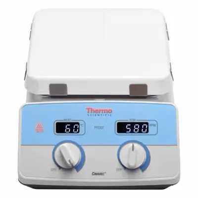THERMO SCIENTIFIC Hot Plate Stirrer: US Std Plug Type, 1 Positions, 7 1/4 in Plate Wd - Single-Position Hot Plate Stirrers