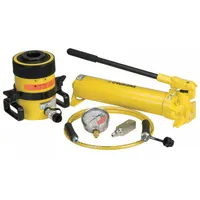 ENERPAC Hollow Hydraulic Ram and Pump Set: 60 ton Cylinder Nominal Capacity, 3 in Cylinder Stroke (MPN SCH603H)