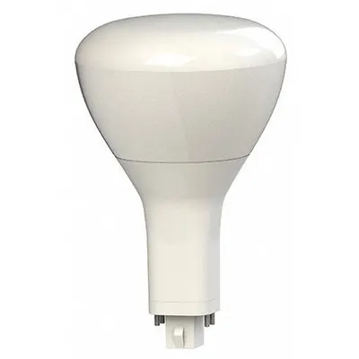 GE LAMPS Compact LED Bulb: Type A, 4-Pin (G24q-3), BR25, LED, 2700K, 1,100 lm Light Output - LED Plug & Play (UL Type A) Plug-In Lamps