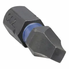 This 25-piece pack contains #2 Phillips insert bits made from S2 steel with a standard hex shank. Designed for driving screws into wood, metal, or drywall using compatible power tools or hand drivers. The hex shank ensures a secure fit in impact drivers, drills, and screwdrivers for general construction and maintenance tasks.
