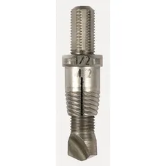 Single-ended extractor/drill bit for removing broken fasteners such as bolts, screws, or studs. Size #2 with 5/16 in/M8 capacity. Used in industrial maintenance and repair applications.