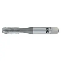 OSG Spiral Point Tap: #10-32 UNF, H3 / 2B-3B, 2 Flute, Plug Chamfer, TiN Coated High Speed Steel (MPN 1213805)