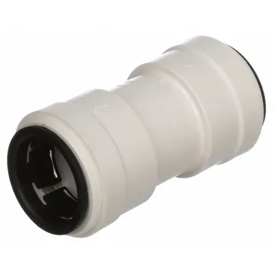 WATTS 3515-18 Polysulfone Push-to-Connect Tube Fitting, 1 in OD x 1 in OD - Polysulfone Push-to-Connect Tube Fittings
