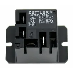 This NORDYNE switching relay is designed for use in HVAC systems to control the operation of components such as fans, compressors, and pumps. It serves as a replacement part for residential and light commercial heating and cooling equipment, ensuring reliable switching between circuits.