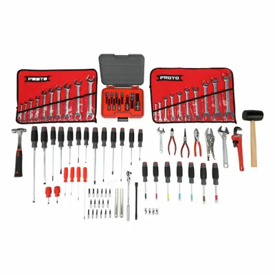 PROTO Master Tool Set: 92 Total Pcs, Metric/SAE - Tool Only Sets