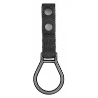 HEROS PRIDE Handcuff Pouch: Black, Nylon, Ballistic, 5 1/2 in x 2 in, Open Closure (MPN 1095)