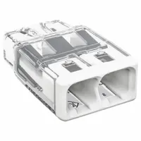 WAGO Push-In Wire Connector: 2773 Series, 2 Port, 20 AWG – 12 AWG Solid Wire Size Range, 32 A, 600 V (MPN 2773-402/K000-0002)