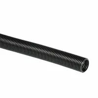 D-LINE Corrugated Split-Loom Tubing: 1 1/4 in Nominal Size, 43 in Overall Lg, LDPE, Black (MPN US/CTT1.1/GR)