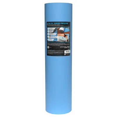 TRIMACO Floor Protector: Extra Heavy Duty, 120 mil Thick, 54 1/8 ft Lg, 39 37/100 in Wd - Plastic & Rubber Surface Protection Rolls