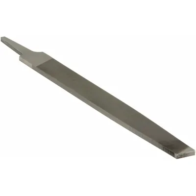 NICHOLSON Machinists File: Rectangular, Bastard Cut, 10 in Lg without Tang, 15/16 in Wd - Tapered Single-Cut Rectangular Files