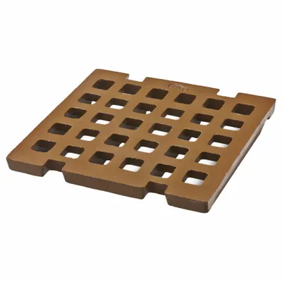 JAY R. SMITH MFG. CO Grate: A, Square, Square Holes, 11 7/8 in Overall Wd - Light-Duty Trench Drain Grates (Class A)