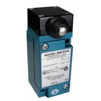 HONEYWELL Plug-In Limit Switch: Plunger Actuator, Momentary, Metallic, Plunger, 2 Mounting Holes (MPN LSE1A)