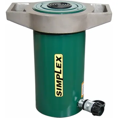 SIMPLEX Hydraulic Ram: Single Acting, 55 ton Nominal Capacity, 13 in Nominal Stroke Lg - General Purpose Rams