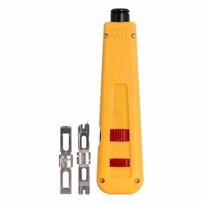 JONARD TOOLS Punch Down Tool: 66/110, Terminate/Cut/Terminate Only, Built-In Hook/Spudger - Manual Punchdown Tools