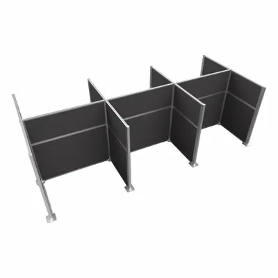 VERSARE HPK-6P4-S-DGY Modular Cubicle Walls