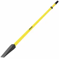 WESTWARD Digging Bar: Wedge End, 1 9/16 in End Wd, Hexagon Bar Shape, 1 1/8 in Bar Dia