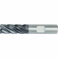 WIDIA HANITA: Carbide, AlTiN Coated, 5 Flute, 5/8" Mill Dia, 1-1/4" LOC, 3-1/2" OAL (MPN 5V0C16006ST)