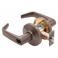 STANLEY SECURITY SOLUTIONS Door Lockset: Office Lever Locksets, Bronze, ADA Compliant, LFIC (MPN 9K37AB15DS3613)
